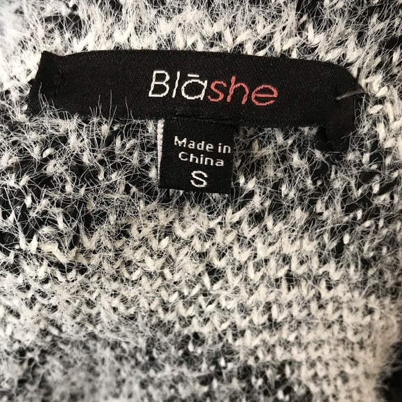 Blashe Zebra Print Eyelash Crew Neck Sweater - Picture 8 of 8